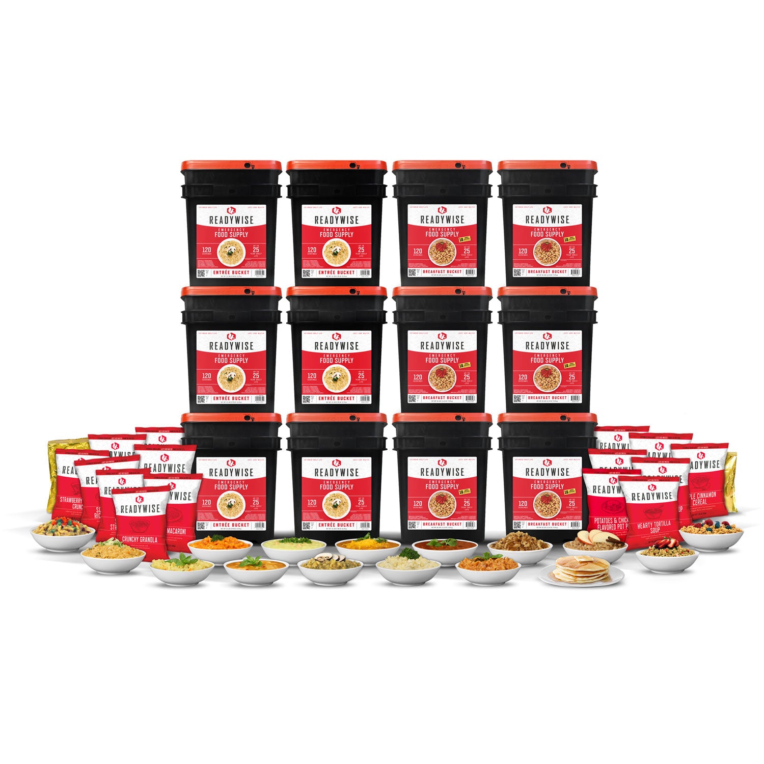 ReadyWise 1,440 Serving Long-Term Emergency Food Package