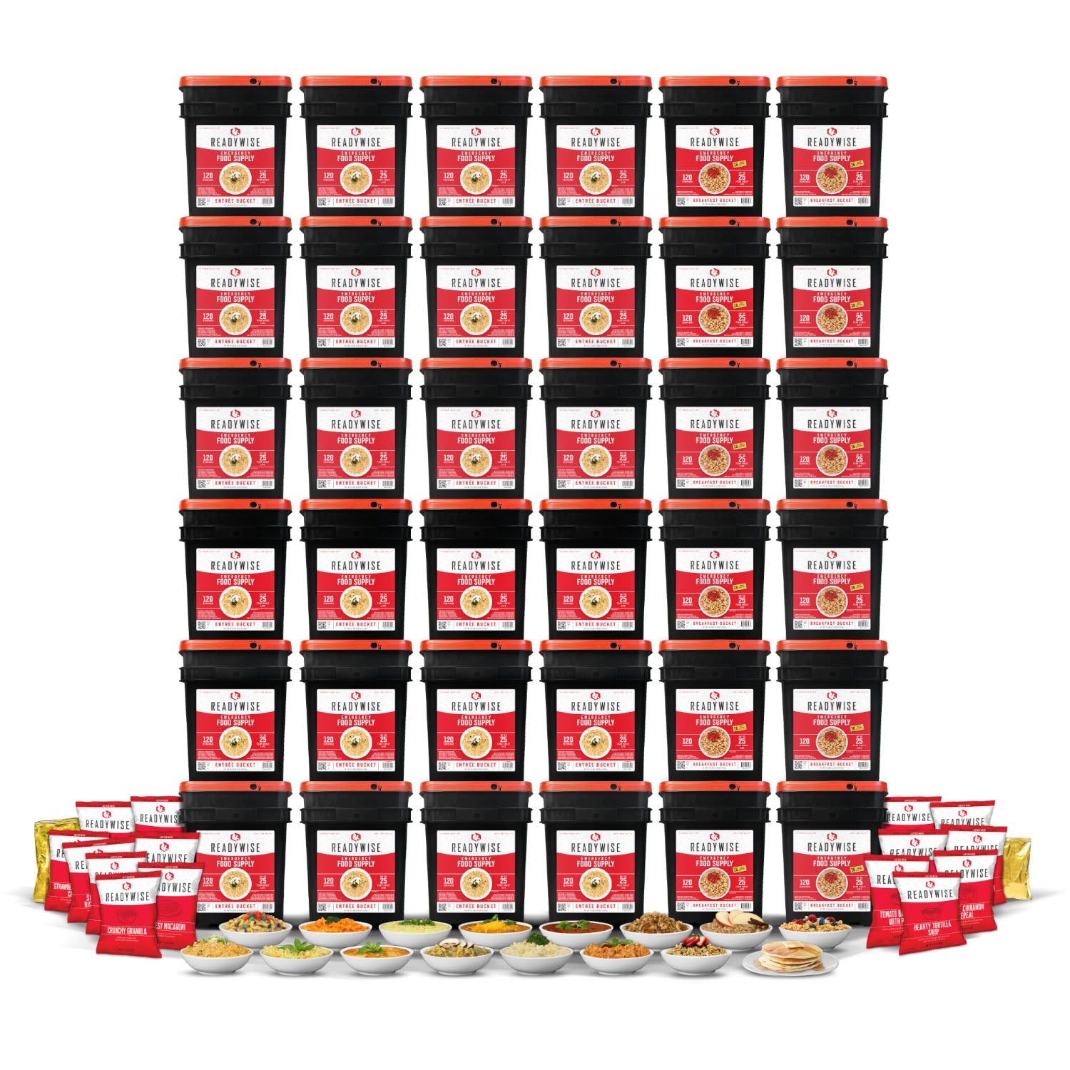 ReadyWise 4,320 Serving Long-Term Emergency Food Package